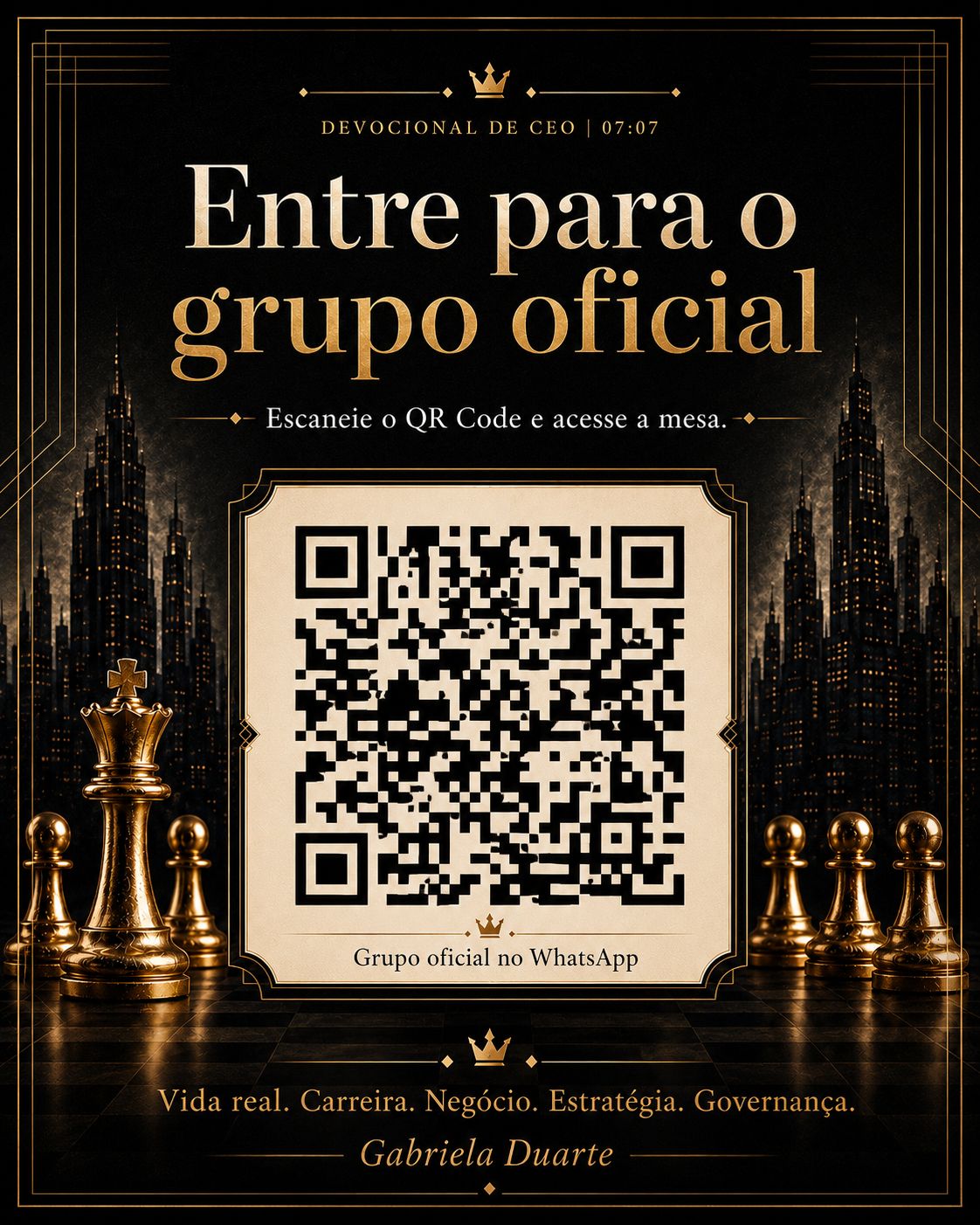 Entre para o grupo oficial do Devocional de CEO